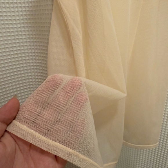 Vintage Peach Slip - Mini Dress - PTP 19” - Picture 3 of 8